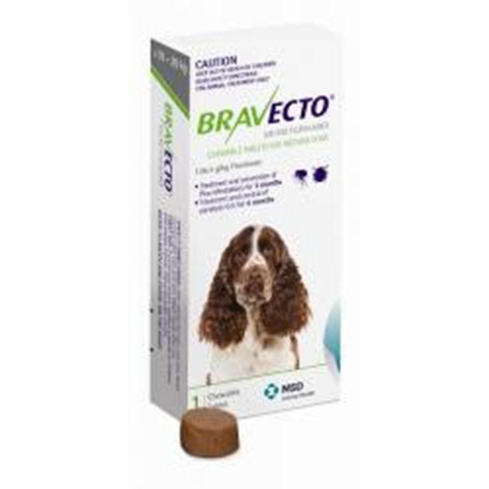 Bravecto Medium Green Dog 500Mg  >10-20Kg