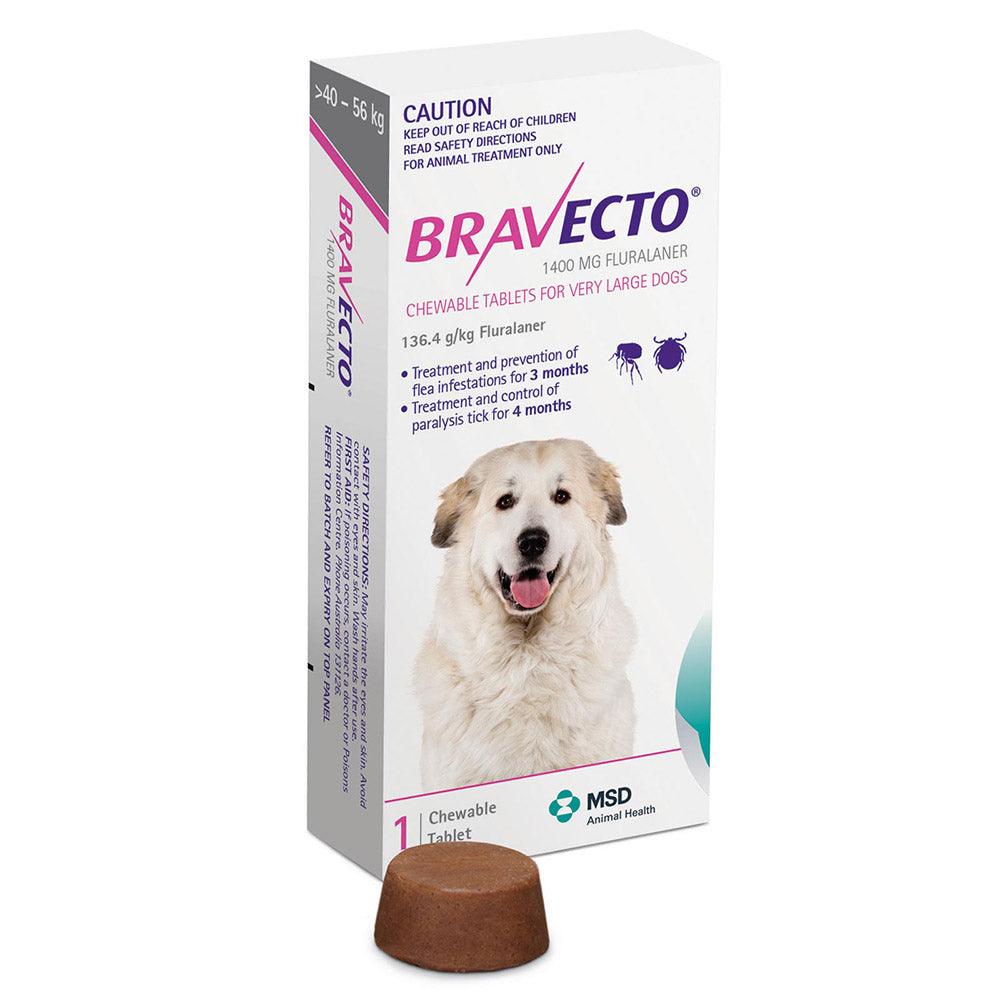 Bravecto Very Large Dog Purple 1400Mg  >40-56Kg