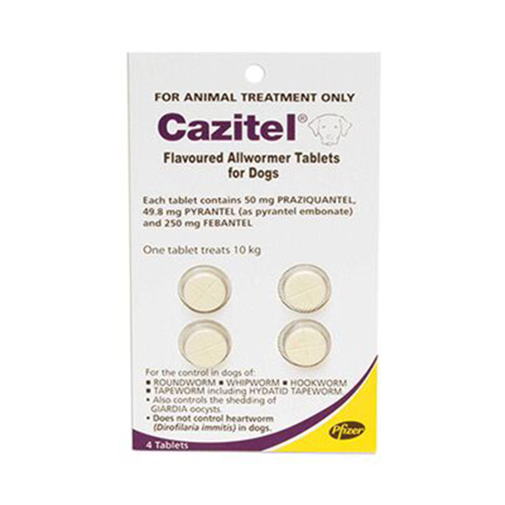 Cazitel 10Kg X 4 Tabs