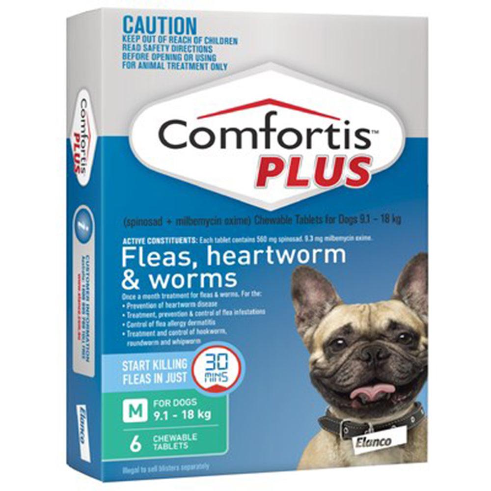 Comfortis Plus Green 6Tabs 560Mg 9.1 - 18 Kg