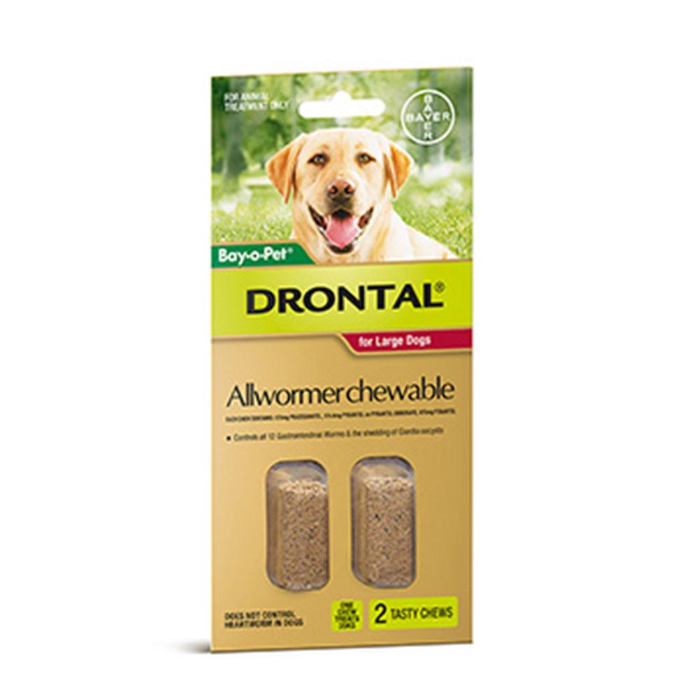 Drontal Chew Bay-O-Pet Lge Dog 35Kg 2'S