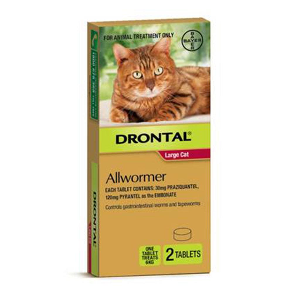 Drontal Cat Ellipsoid 6Kg X 2 Tabs