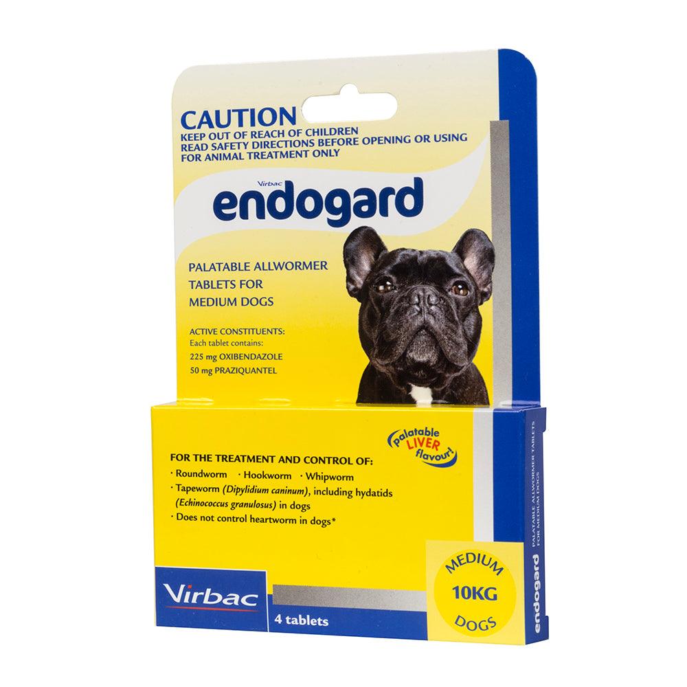 Endogard Medium Dog 10Kg 4 Tabs