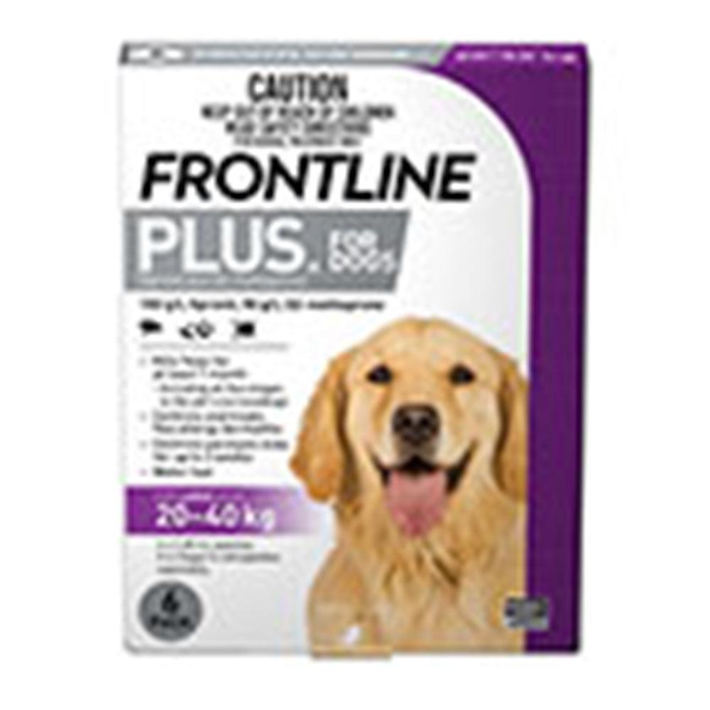 Frontline Plus Dog 20-40Kg Lge 6'S Purple