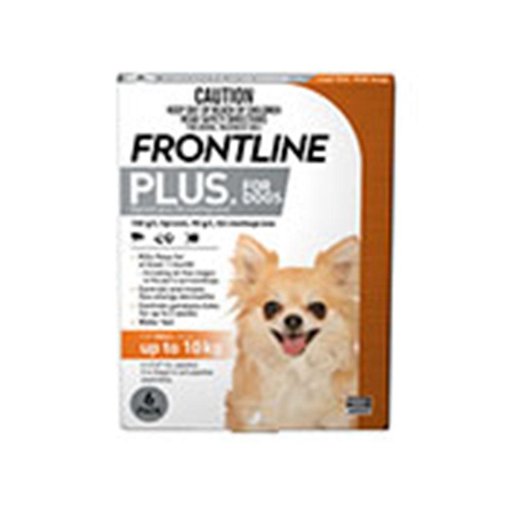 Frontline Plus Dog 0-10Kg Small 6'S Orange