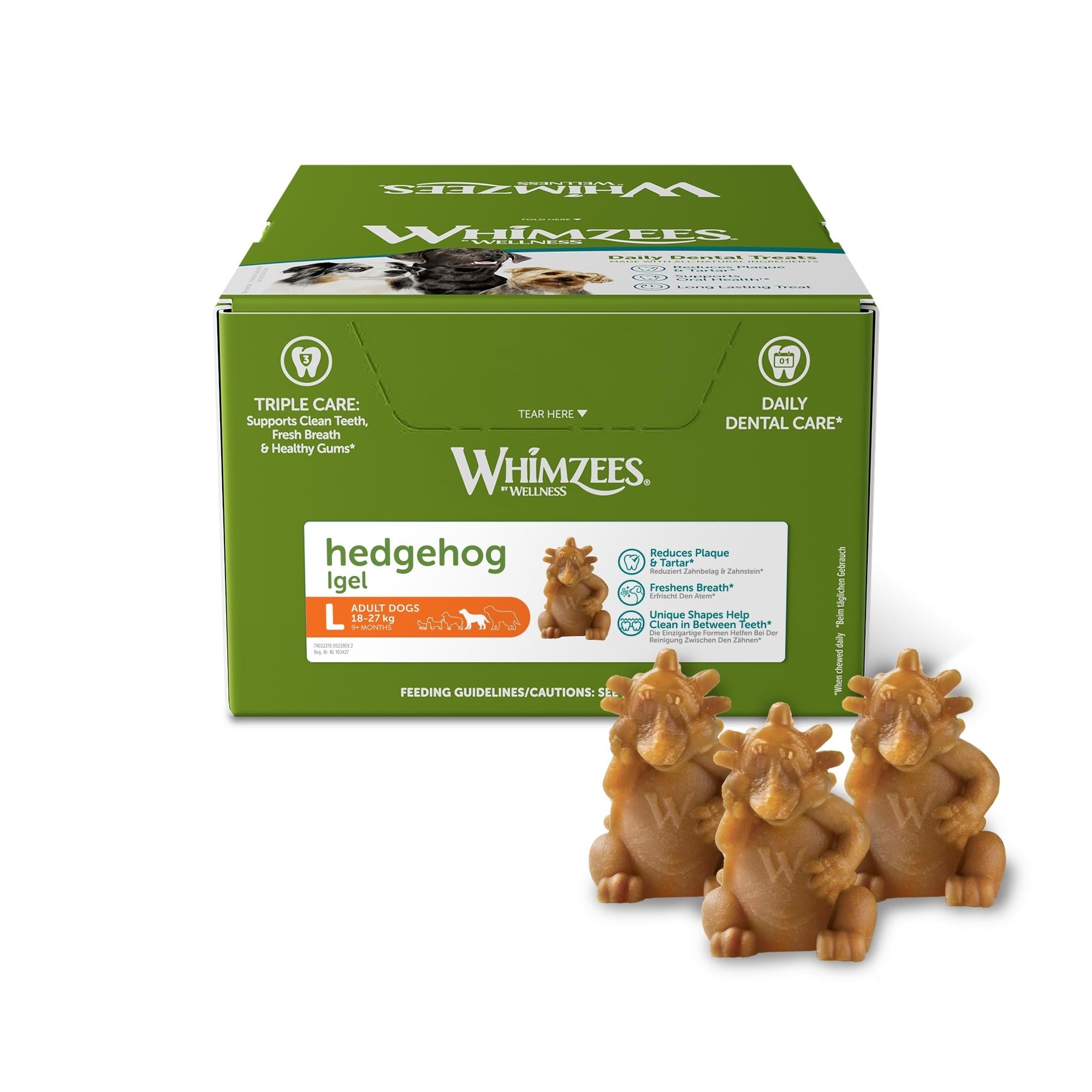 Whimzees Hedgehog Bulk Box