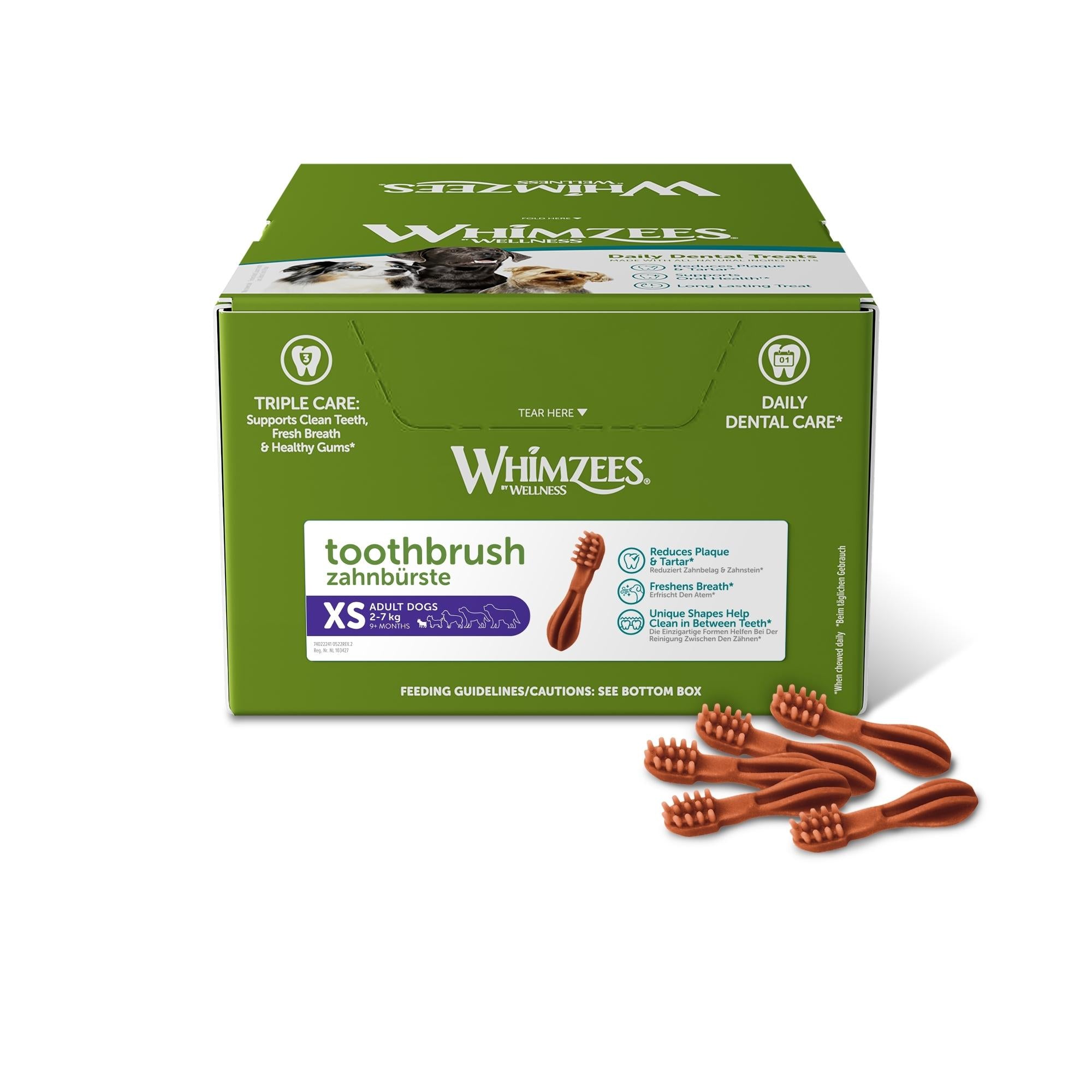 Whimzees Toothbrush Bulk Box