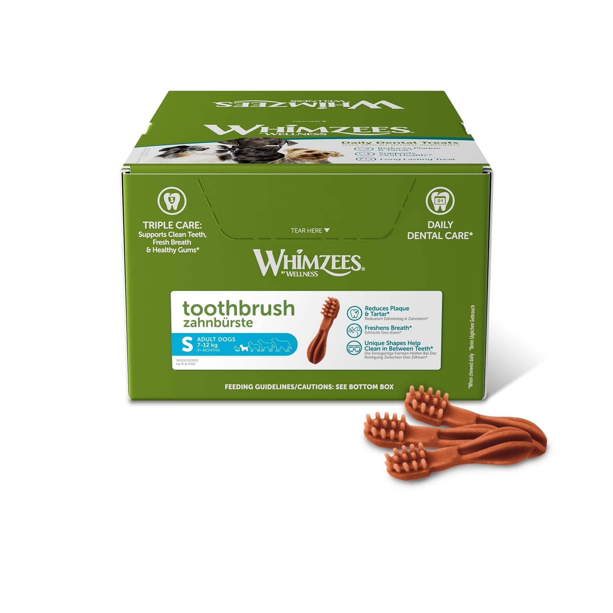 Whimzees Toothbrush Bulk Box