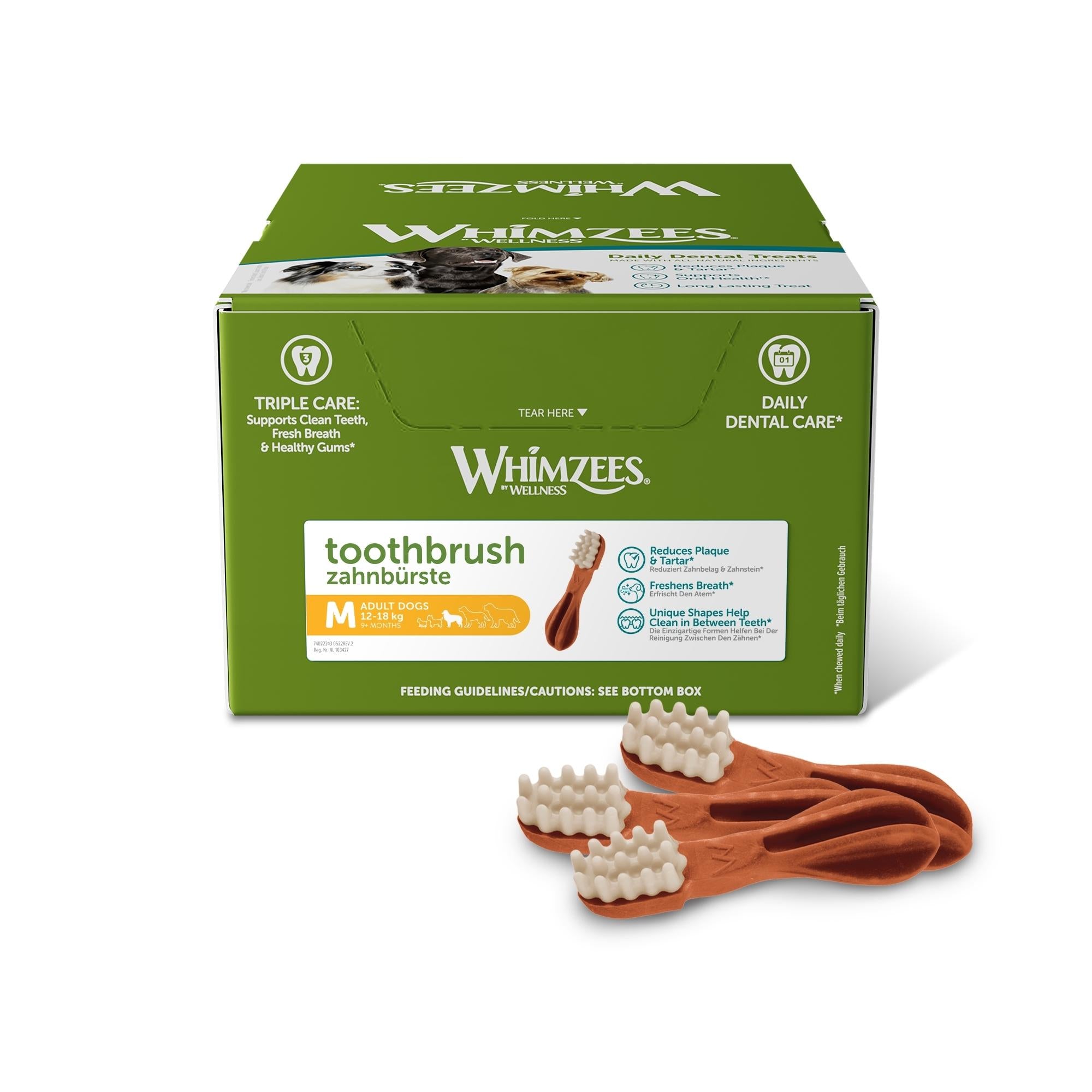 Whimzees Toothbrush Bulk Box