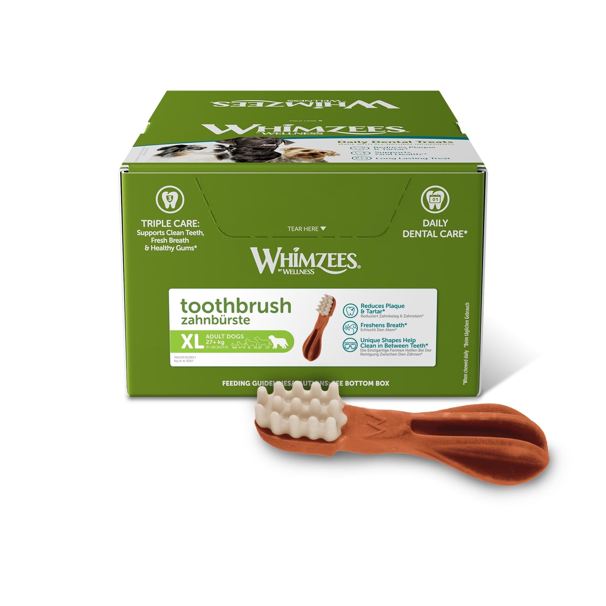 Whimzees Toothbrush Bulk Box