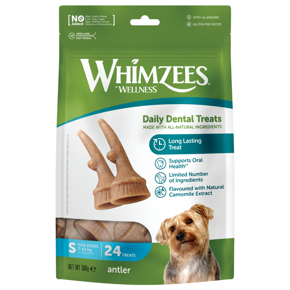 Whimzees Occupy Antlers Value Bag