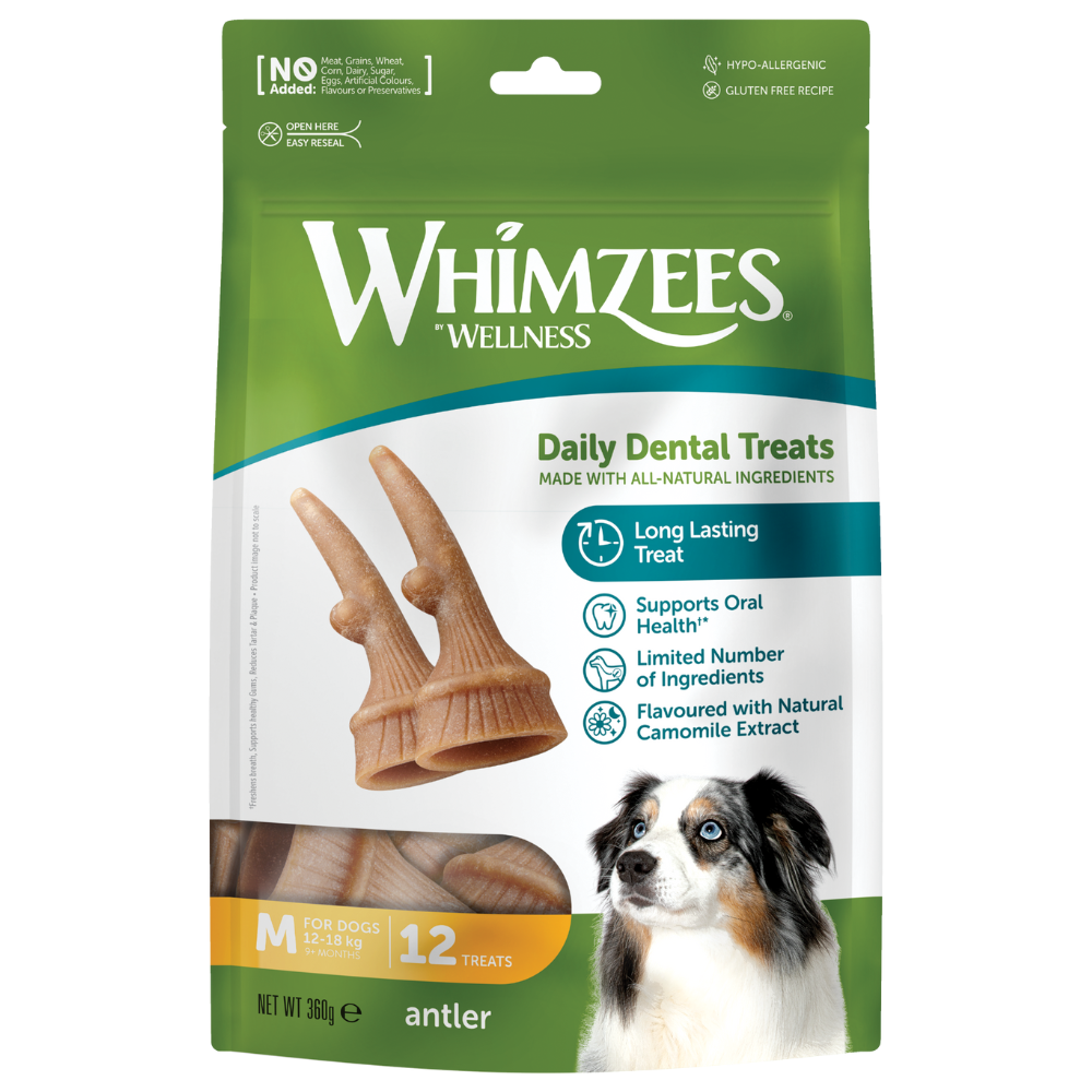 Whimzees Occupy Antlers Value Bag