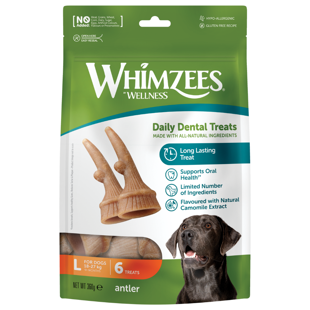 Whimzees Occupy Antlers Value Bag