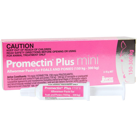 Jurox Promectin Plus Lv Foal & Pony 3.15G