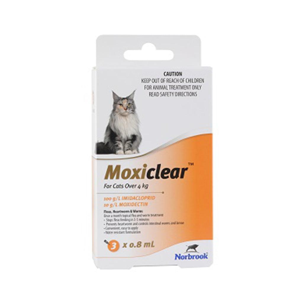 Moxiclear For Cats Over 4Kg 3 Pack