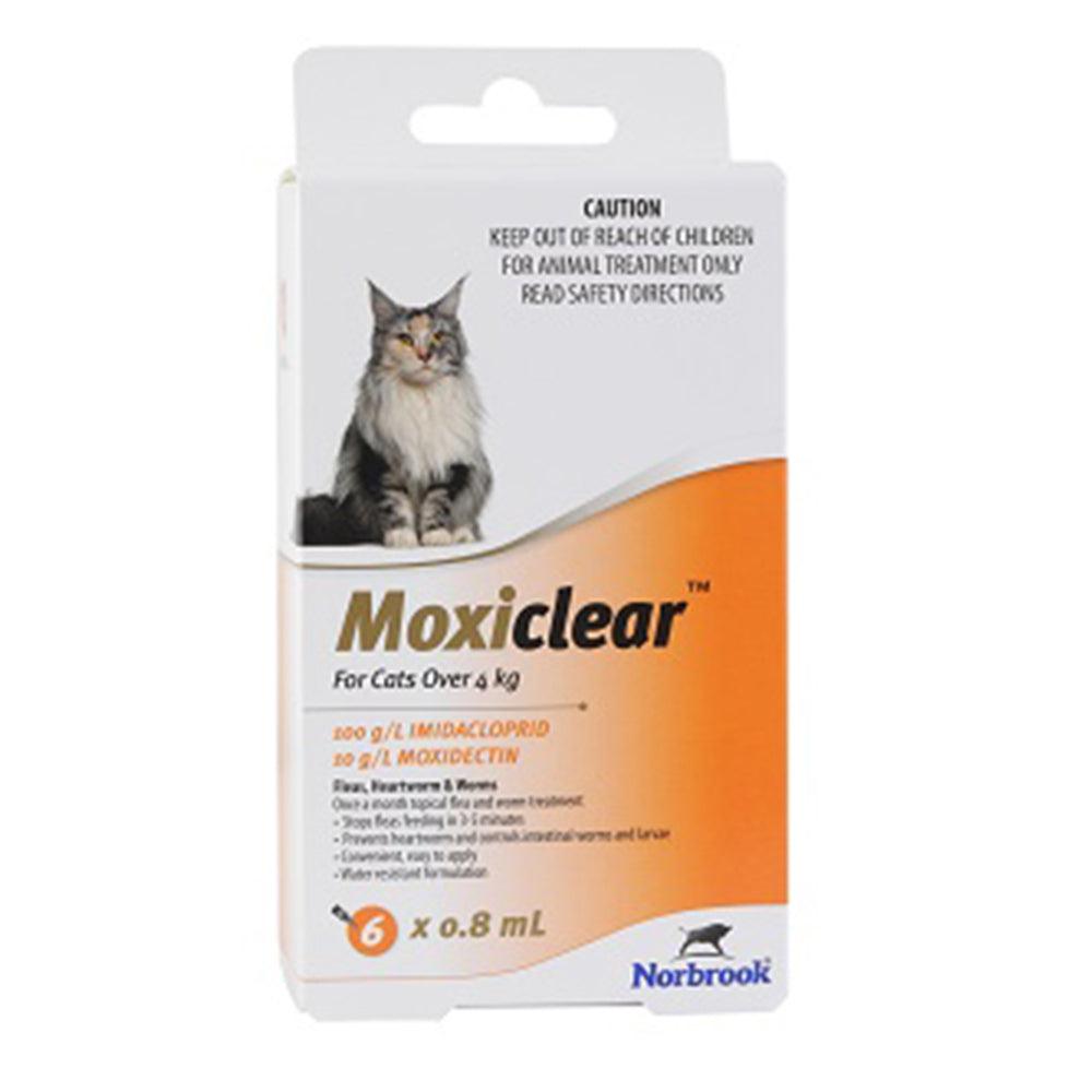 Moxiclear For Cats Over 4Kg 6 Pack