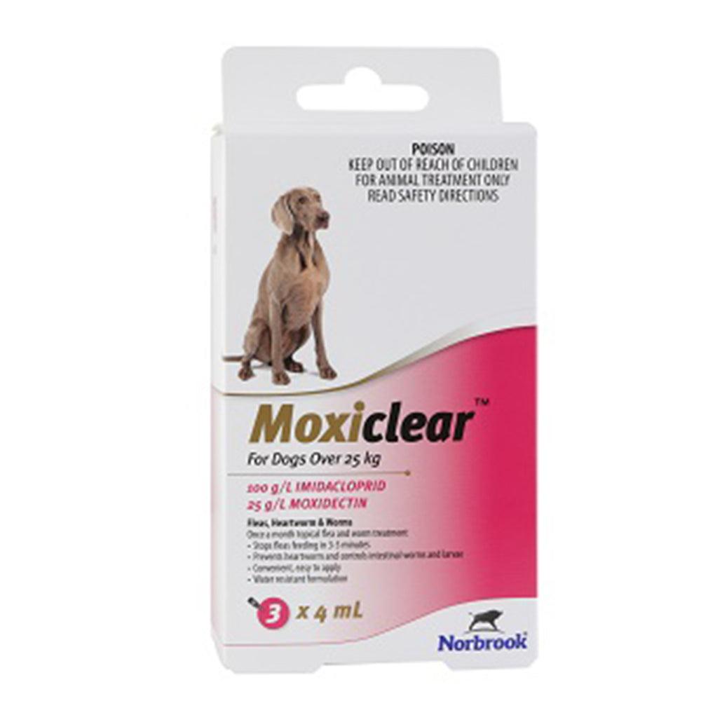 Moxiclear For Dogs Over 25Kg 3 Pack