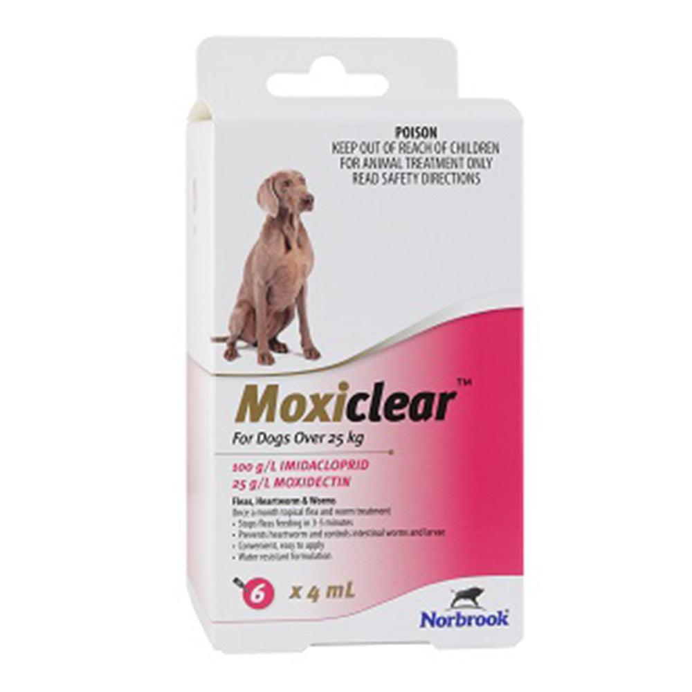 Moxiclear For Dogs Over 25Kg 6 Pack
