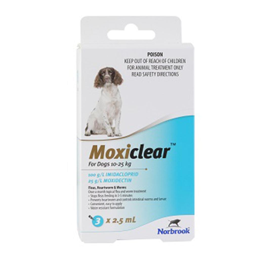 Moxiclear For Dogs 10-25Kg 3 Pack