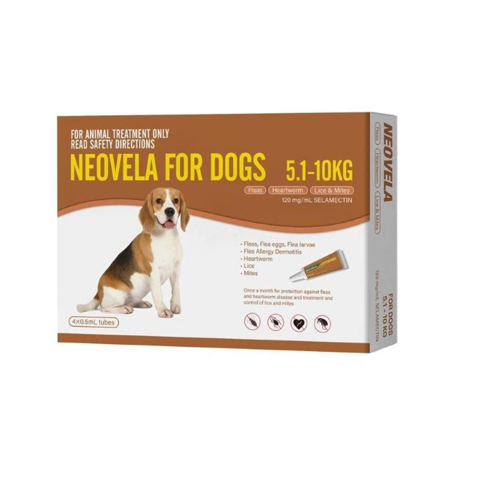 Neovela For Dogs (5.1 - 10Kg) 4 Pack