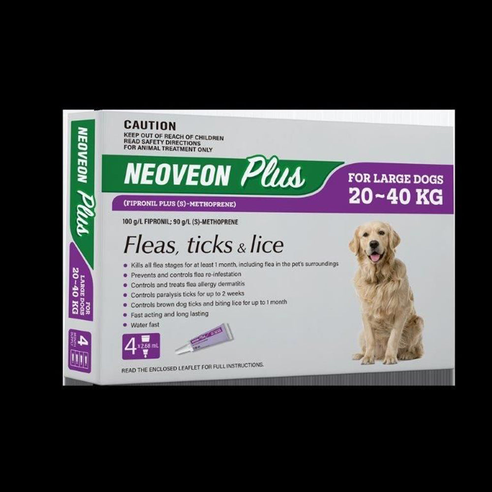 Neoveon Plus For Large Dogs 20Kg To 40Kg 4 Pack