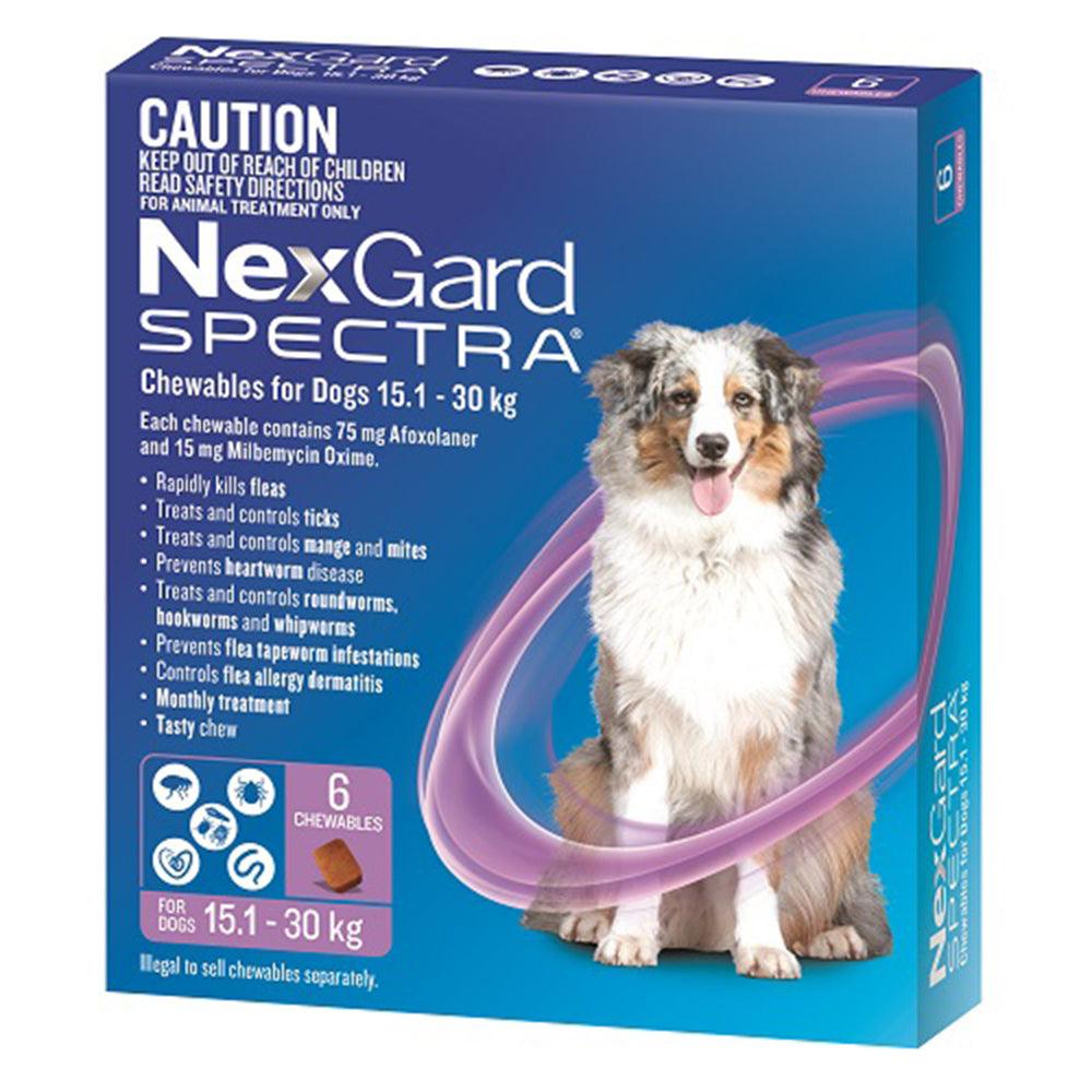 Nexgard Spectra For Dogs 15.1-30Kg 6S