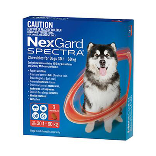 Nexgard Spectra For Dogs 30.1-60Kg 3S