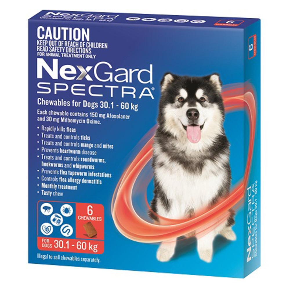 Nexgard Spectra For Dogs 30.1-60Kg 6S