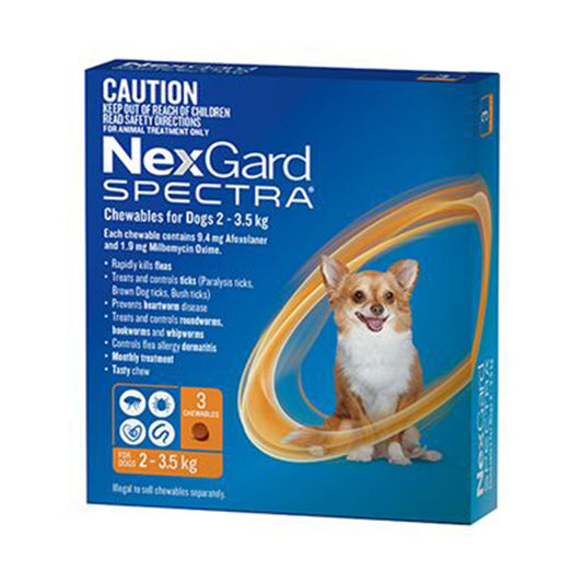 Nexgard Spectra For Dogs 2-3.5Kg 3S