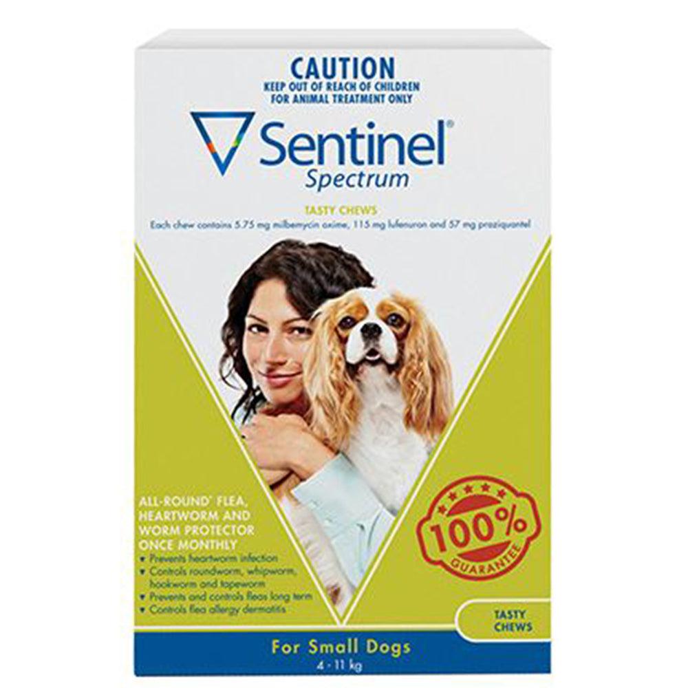 Sentinel Small Dog 4 - 11Kg Green 3 Chews