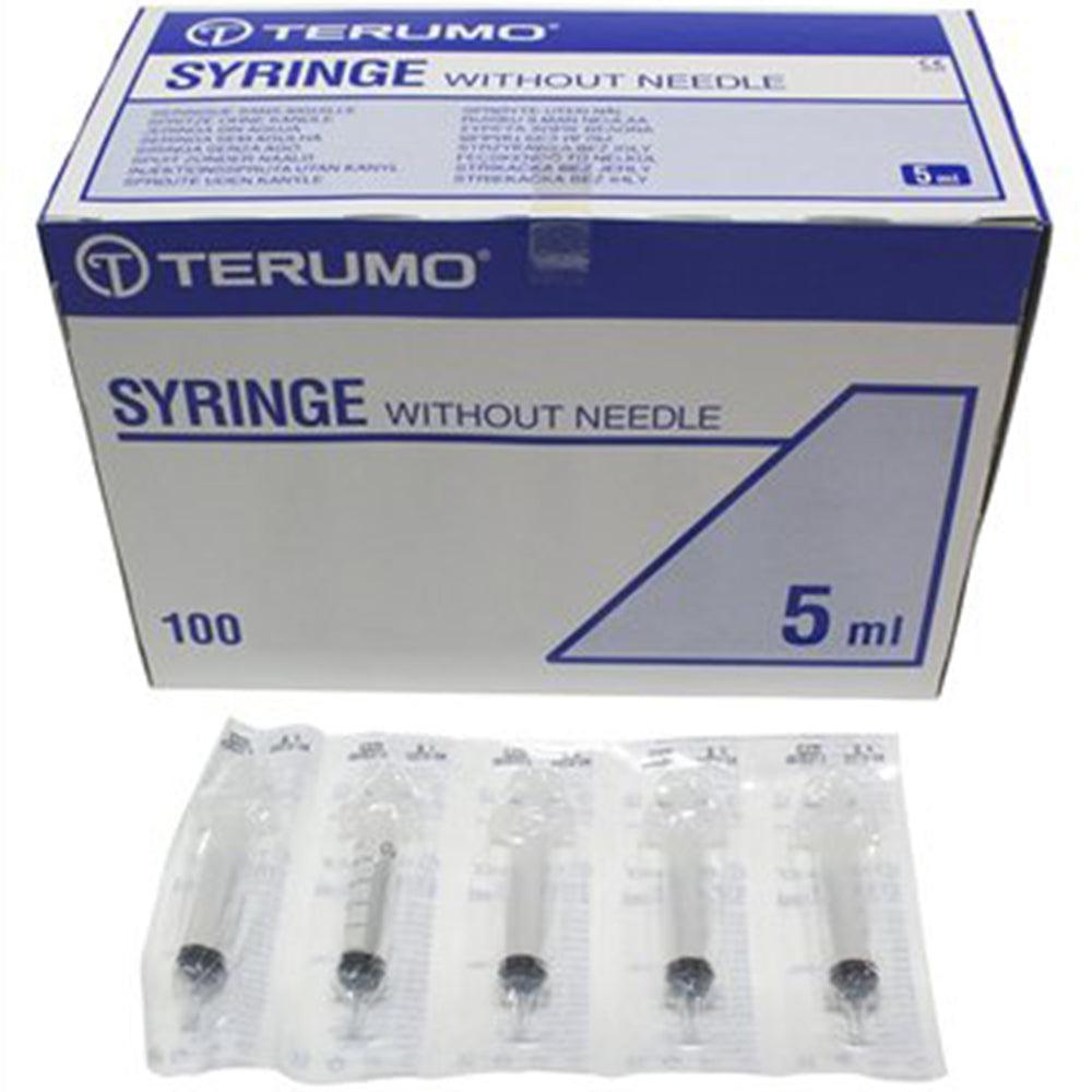 Terumo Syringe Luer Slip W Out Needle 5Ml 100'S
