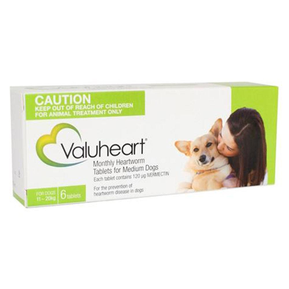 Valuheart Dog 11-20Kg - Green 6S Medium