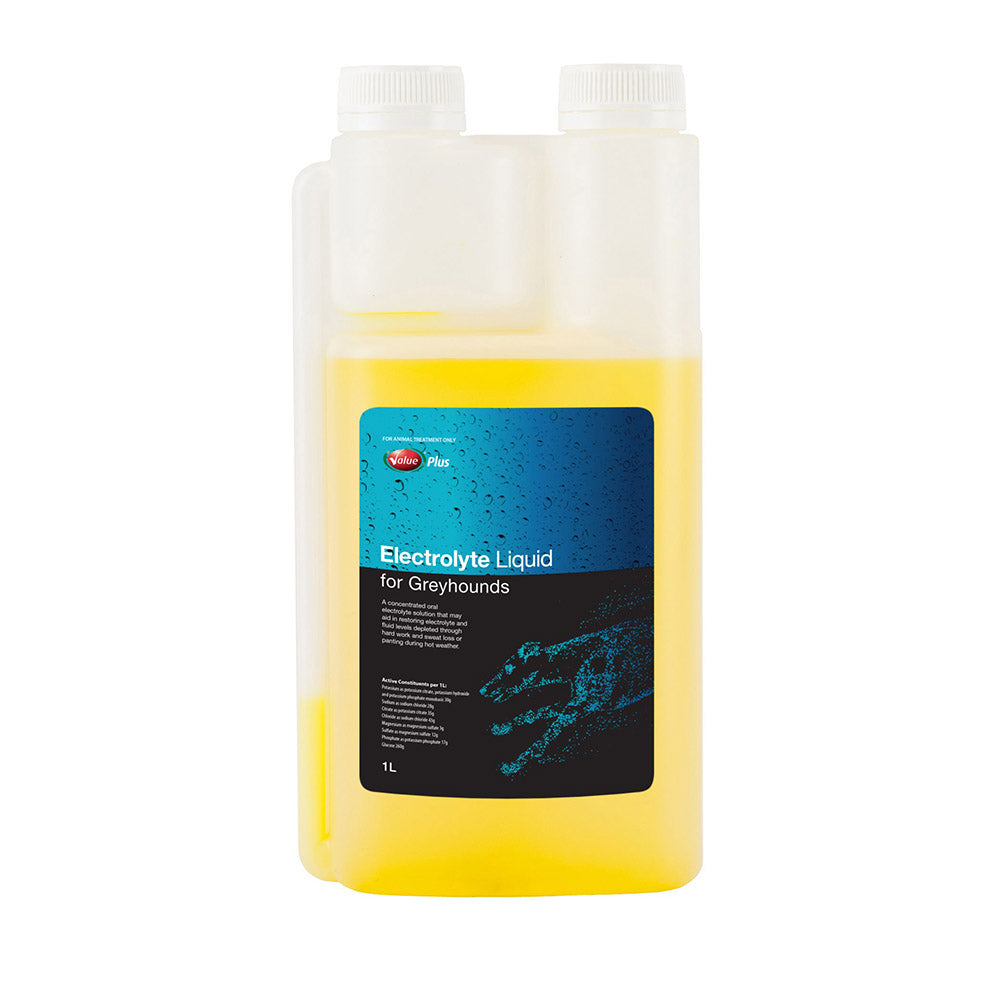 Value Plus Electrolyte Liquid For Greyhounds 1L *Spec Ord*