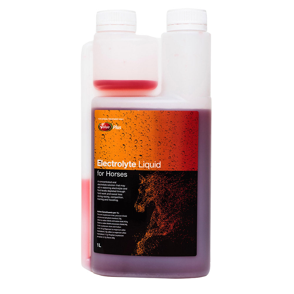 Value Plus Electrolyte Liquid For Horses 1L