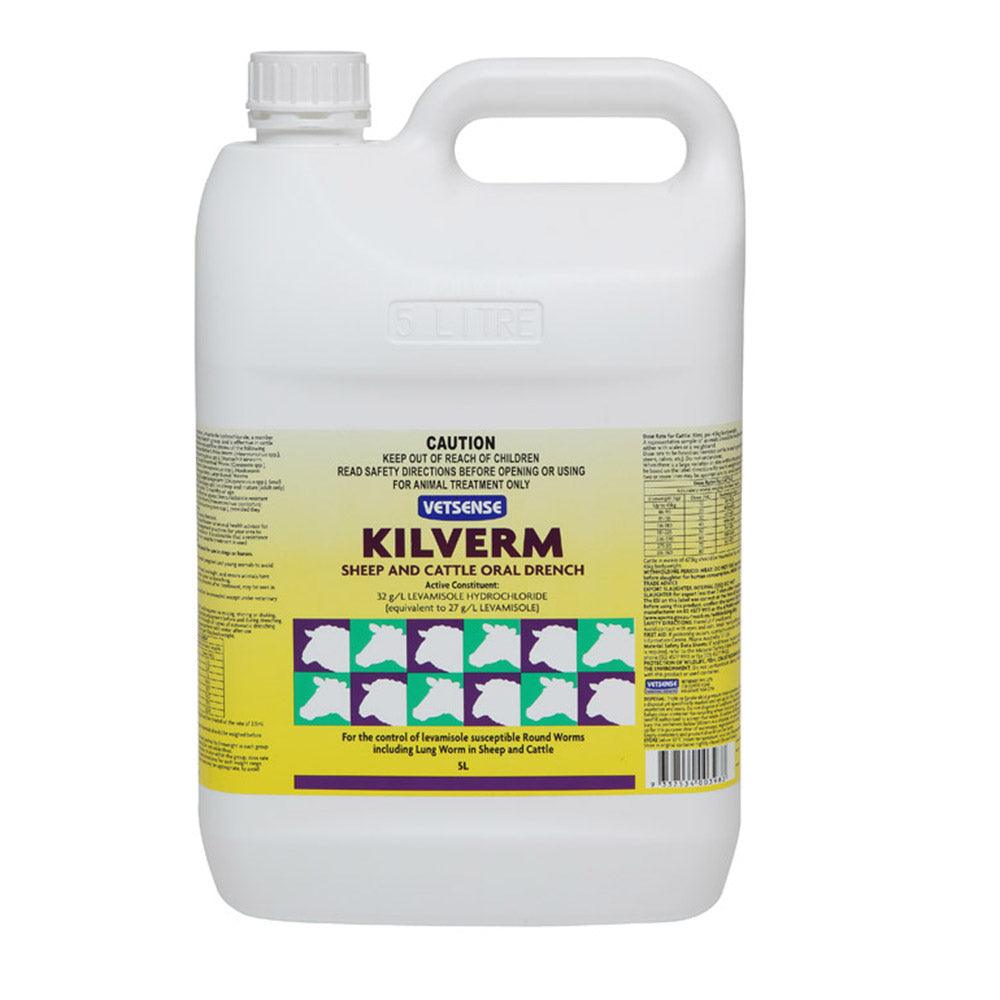 Vetsense Kilverm Sheep & Cattle 5L *Spec Ord*