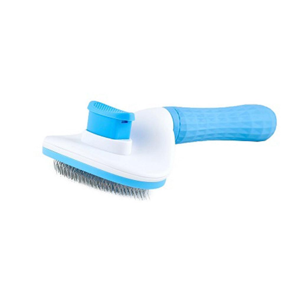 All Fur You Self Clearing Comb Blue