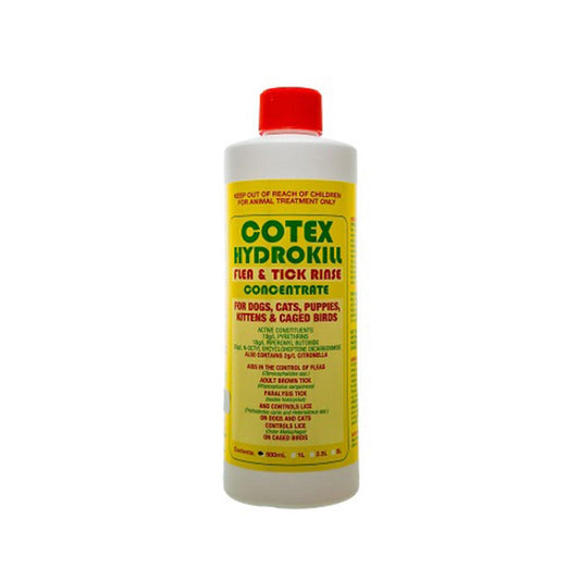 Cotex Hydrokill Flea & Tick Rinse Concentrate 500Ml