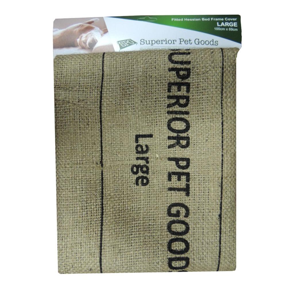 Superior Fitted Hessian Bed Covers Large