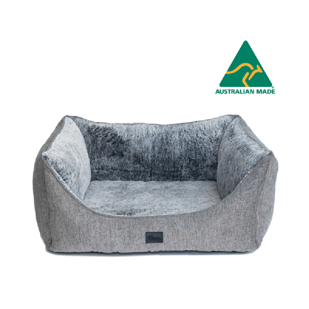 High Side Hideout Ortho Dog Bed Artic Faux Sm *Spec Ord*