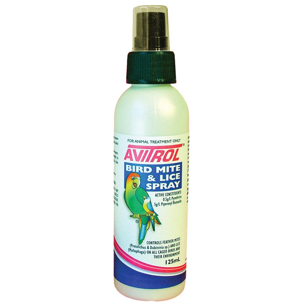 Avitrol Bird Mite & Lice Spray 125Ml