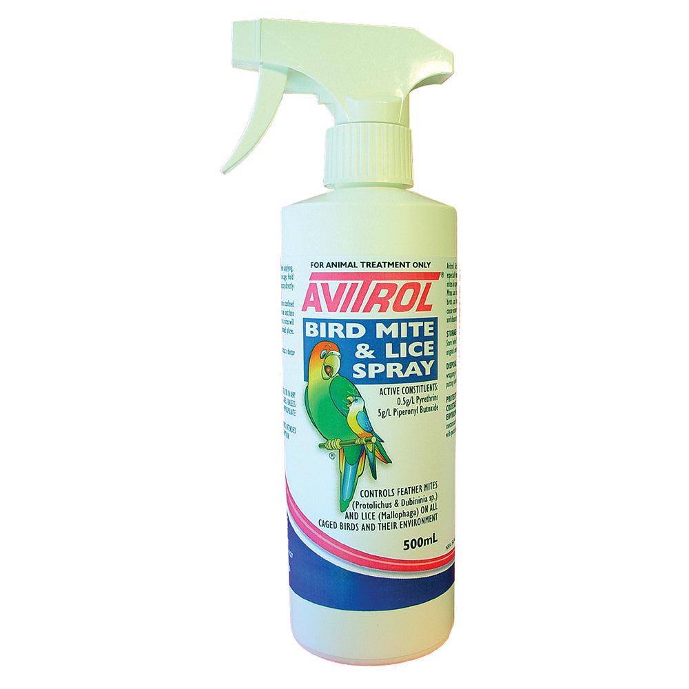 Avitrol Bird Mite & Lice Spray 500Ml