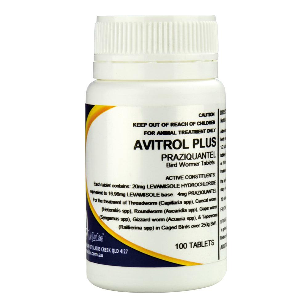Avitrol Plus Praziquantel Bird Wormer Tablets