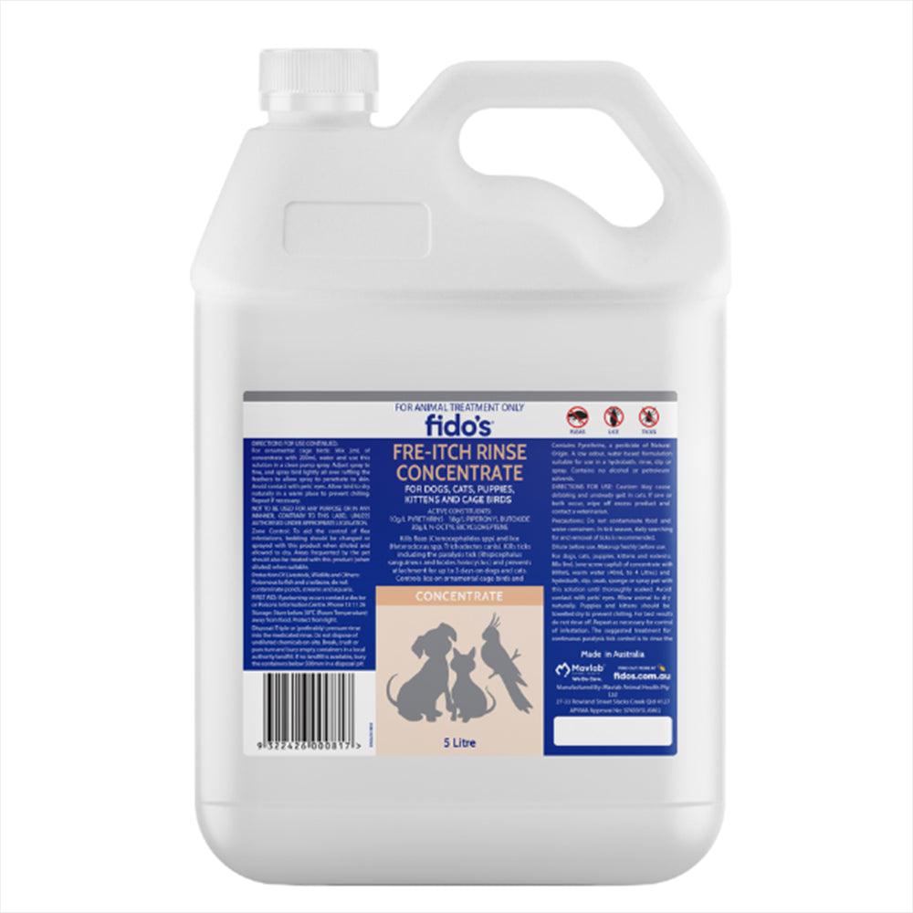 Fido'S Fre-Itch Rinse Concentrate 5L