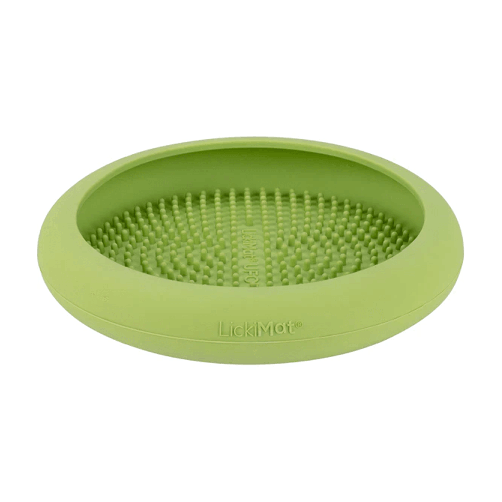 Lickimat Dog Ufo Green