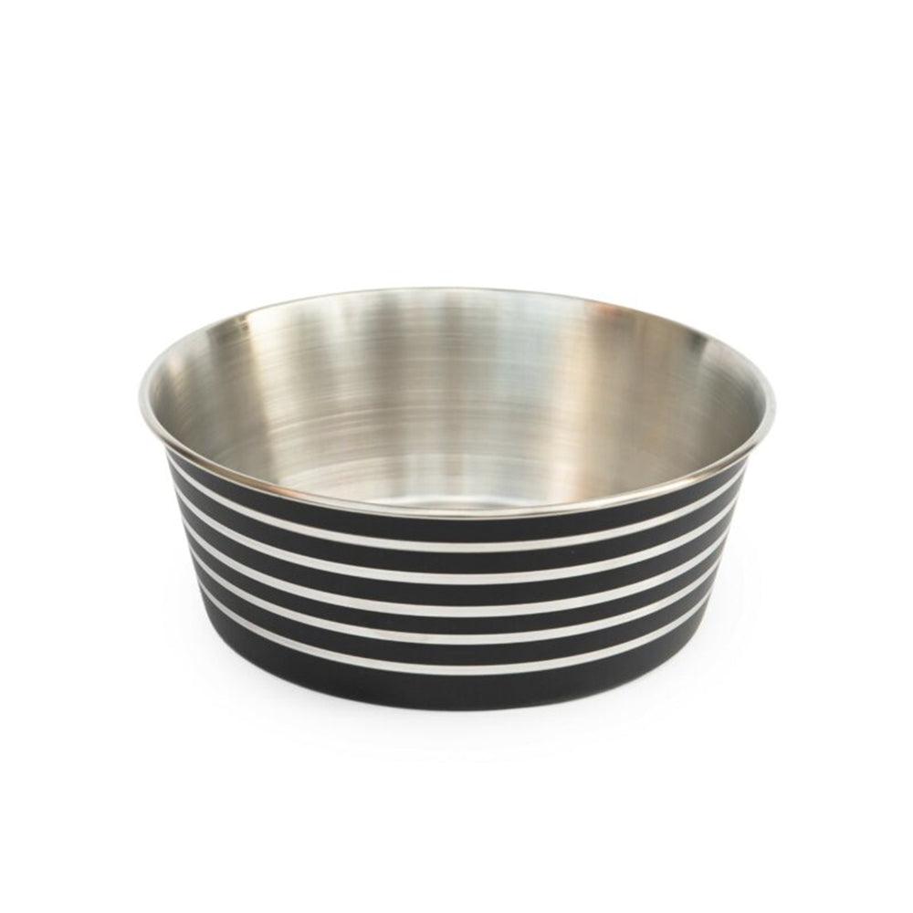 Heavy Base Pet Bowl Matte Black 17Cm