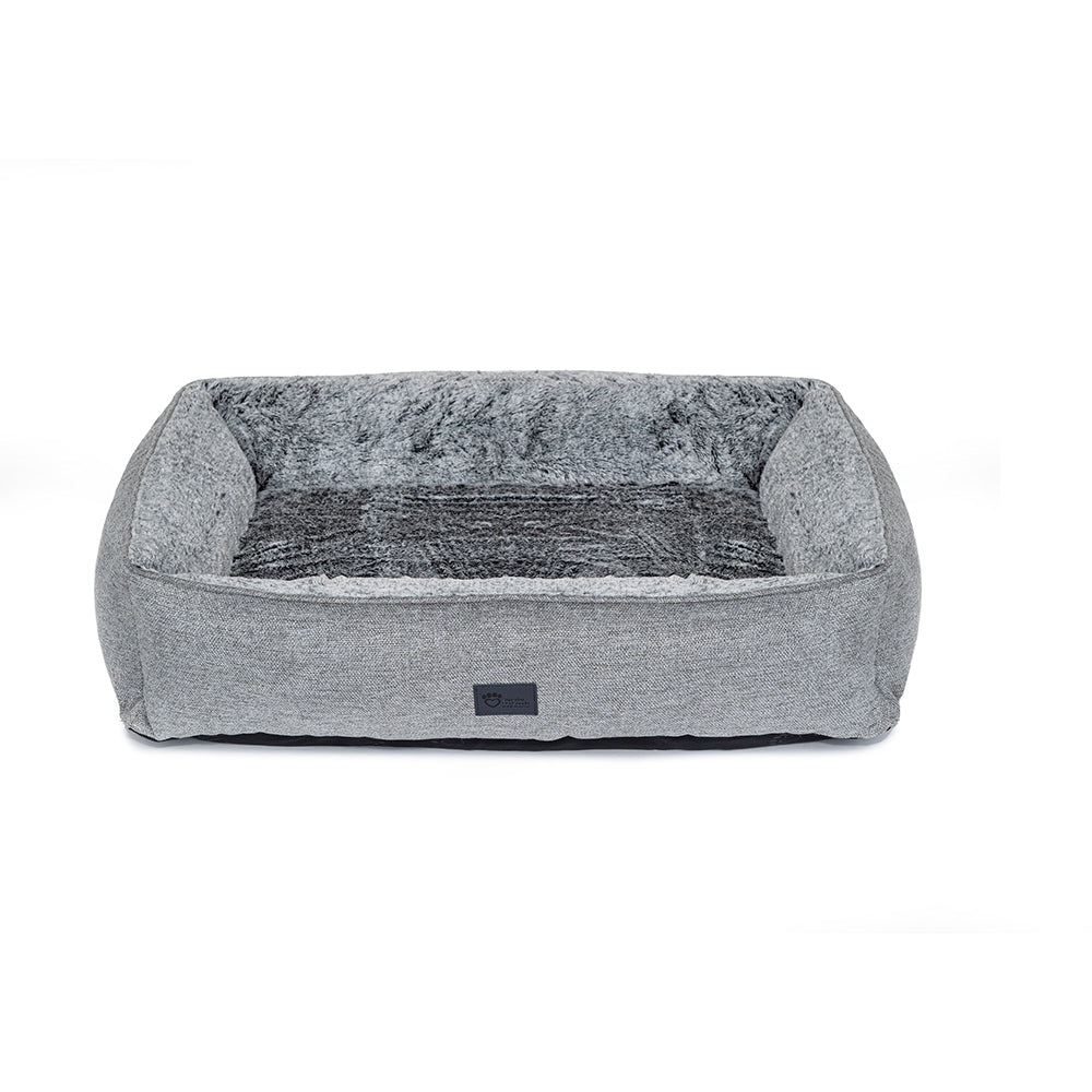 Ortho Dog Lounger Artic Faux Fur Small