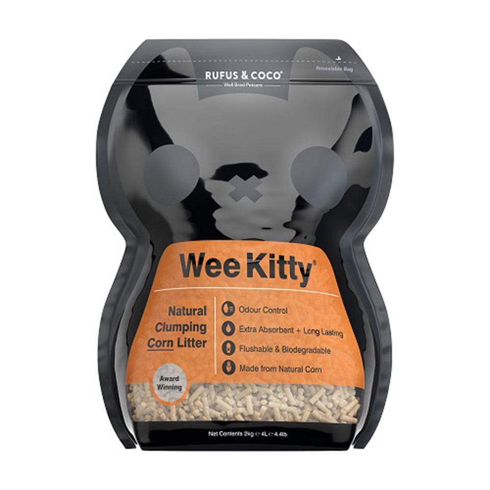 Wee Kitty Clumping Corn Litter 2Kg