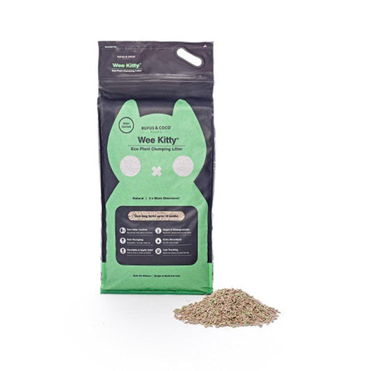 Wee Kitty Eco Plant Natural Clumping Tofu Wheat Litter 9Kg