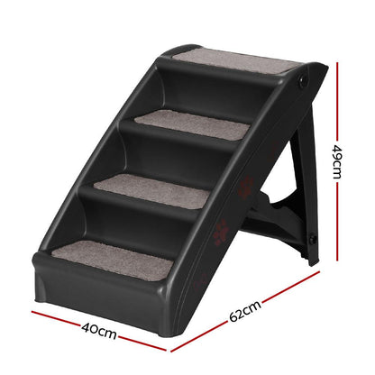 i.Pet Dog Ramp For Bed Sofa Car Pet Steps Stairs Ladder Indoor Foldable Portable - Pet Parlour Australia