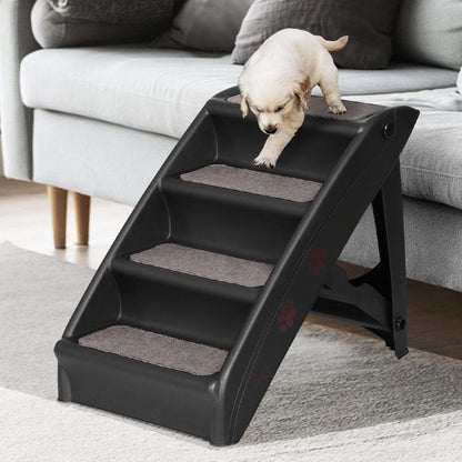 i.Pet Dog Ramp For Bed Sofa Car Pet Steps Stairs Ladder Indoor Foldable Portable - Pet Parlour Australia
